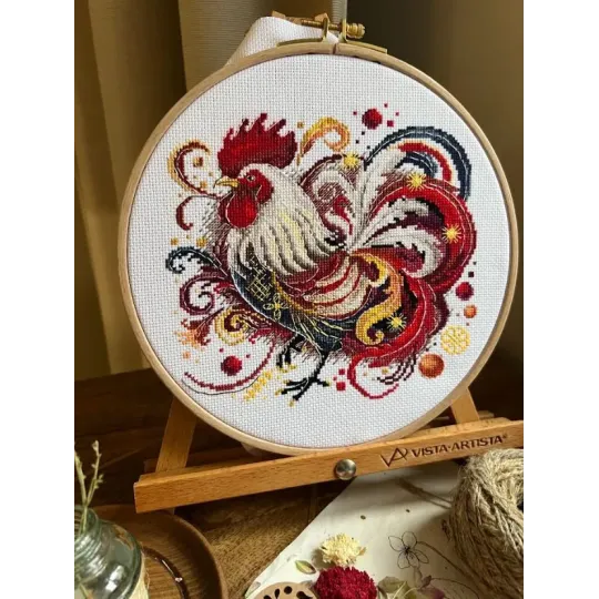 Cross stitch kit "Rooster" 18х17 cm SANP-75