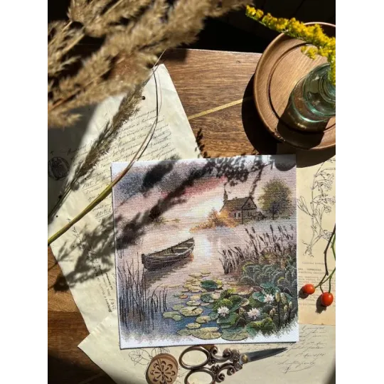 Cross stitch kit "The first rays" SANP-73