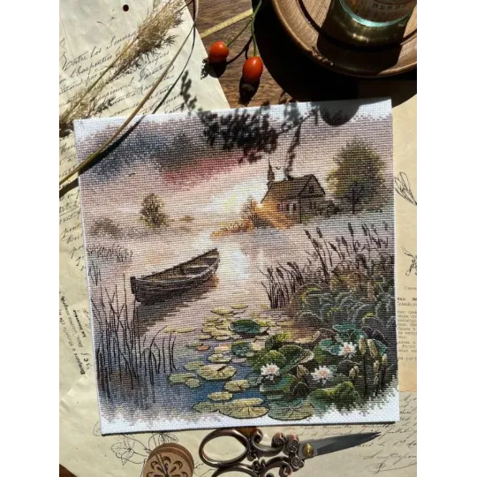 Cross stitch kit "The first rays" SANP-73