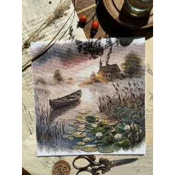 Cross stitch kit "The first rays" SANP-73