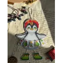 Kreuzstich-Set "Pinguin mit Girlande" 11 х 14,5 cm SANP-70