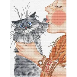 Cross stitch kit "Touch-me-not" SANN-40