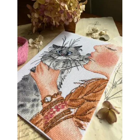 Cross stitch kit "Touch-me-not" SANN-40