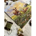 Cross stitch kit "In the meadow" 18,5 х 20 cm SANN-39