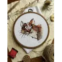 Cross stitch kit "Emotions. Surprise" SANE-08