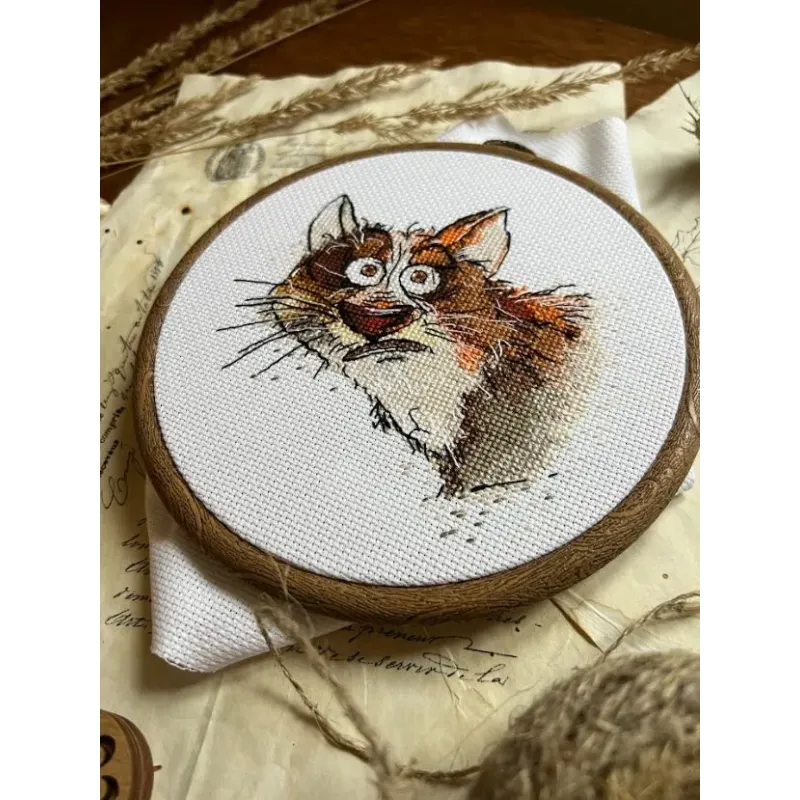 Ristinų rinkinys "Emocijos. Nuostaba" 12 x 11,5 cm SANE-08