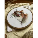 Cross stitch kit "Emotions. Surprise" 12 х 11,5 cm SANE-08