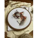 Cross stitch kit "Emotions. Surprise" SANE-08