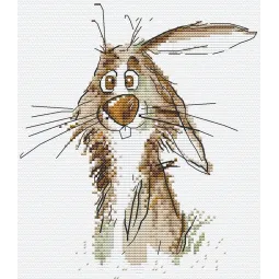 Cross stitch kit "Emotions. Tenderness" 14 х 16 cm SANE-06