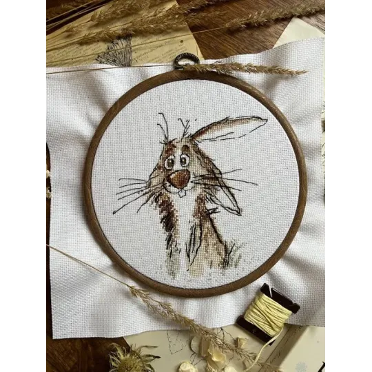 Cross stitch kit "Emotions. Tenderness" 14 х 16 cm SANE-06