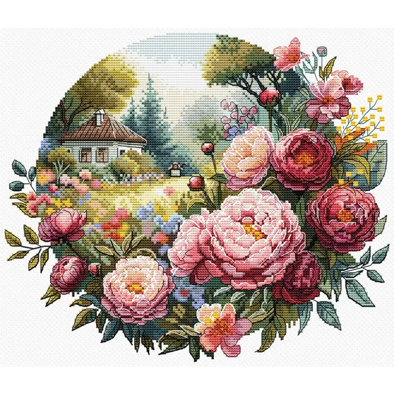 Cross stitch kit "Breath of the morning" SAND-46