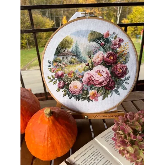 Cross stitch kit "Breath of the morning" SAND-46