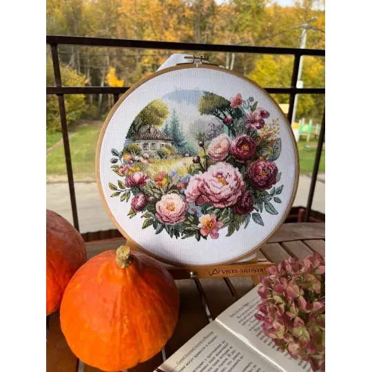 Cross stitch kit "Breath of the morning" 25 х 22 cm SAND-46