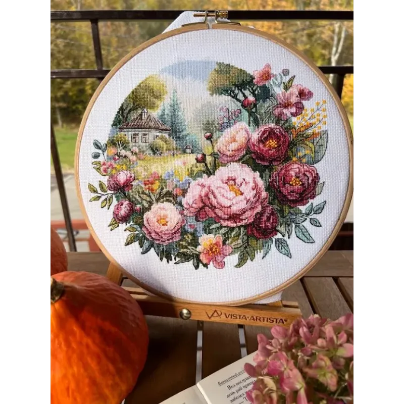 Kreuzstich-Set "Atem des Morgens" 25 х 22 cm SAND-46