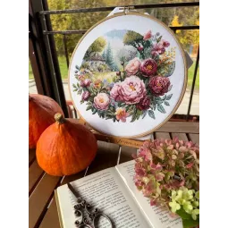 Набор для вышивания крестом "Дыхание утра" 25 х 22 cm SAND-46