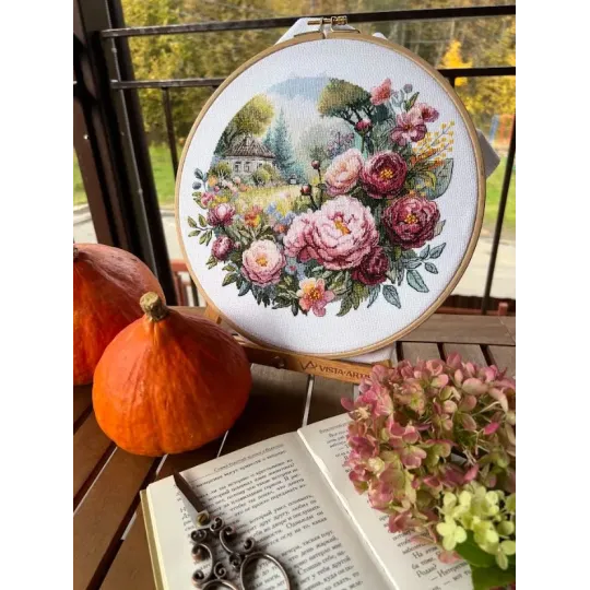 Kreuzstich-Set "Atem des Morgens" 25 х 22 cm SAND-46