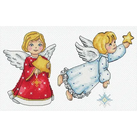 Cross stitch kit "Angels" 25 х 22 cm SANA-11