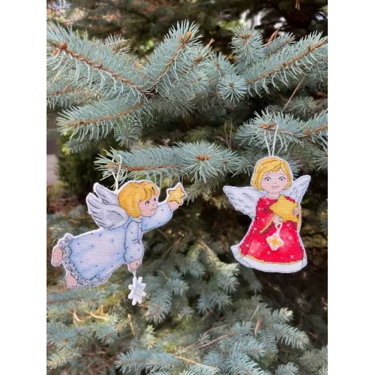 Cross stitch kit "Angels" 25 х 22 cm SANA-11