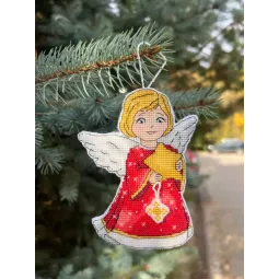 Kryželių siuvinėjimo rinkinys "Angelai" 25 x 22 cm SANA-11