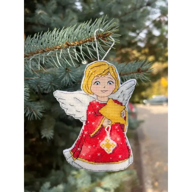 Kryželių siuvinėjimo rinkinys "Angelai" 25 x 22 cm SANA-11