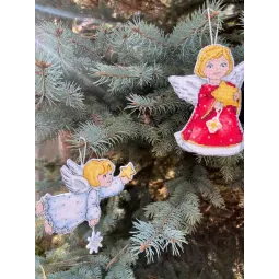 Kreuzstich-Set "Engel" 25 x 22 cm SANA-11