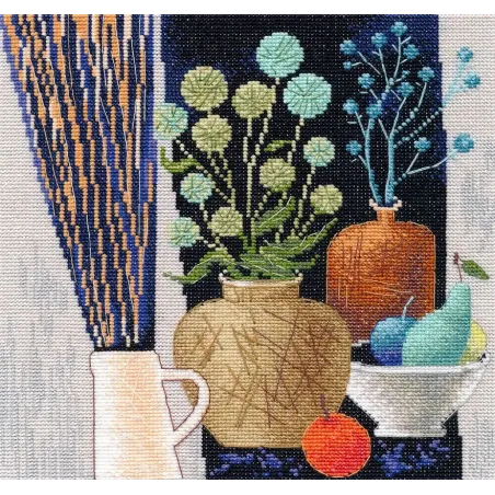 Cross stitch kit "Autumn motifs" 20×20 cm S1703