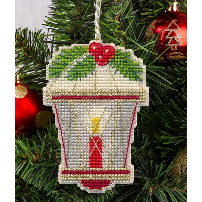 Cross stitch kit "Christmas tree decoration. Flashlight" S1698