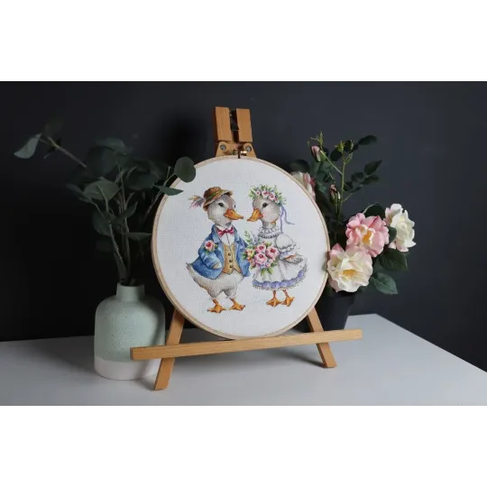 Набор для вышивания крестиком "Сладкая пара" 22x22.5 см S/VK086