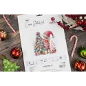 Cross Stitch Kit. "Christmas Joy" 17 x 17 cm SB1439