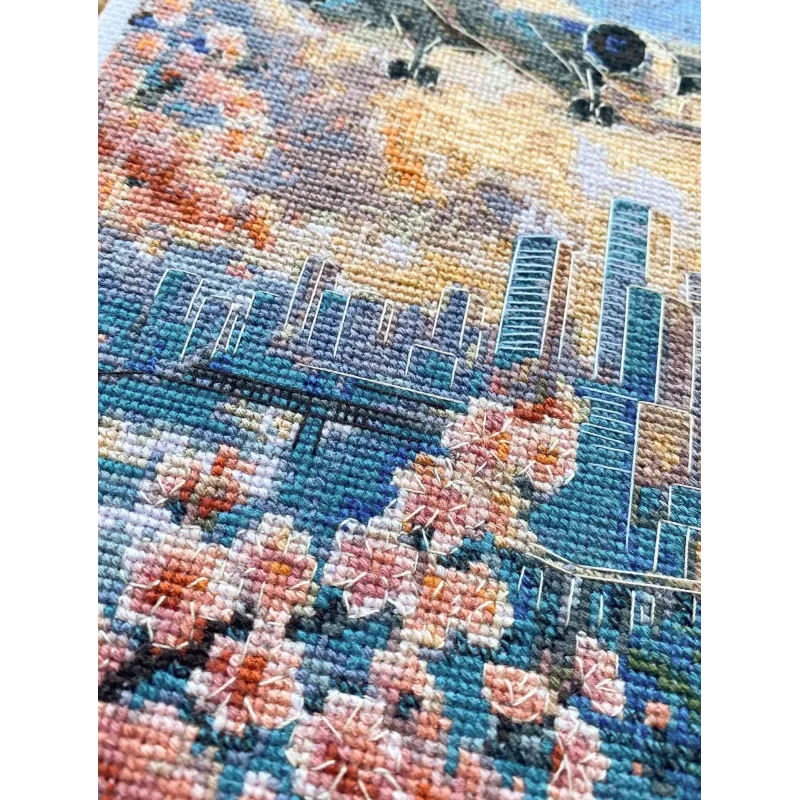 Cross-stitch kits "Above the sky" 17x23 cm AAH-308