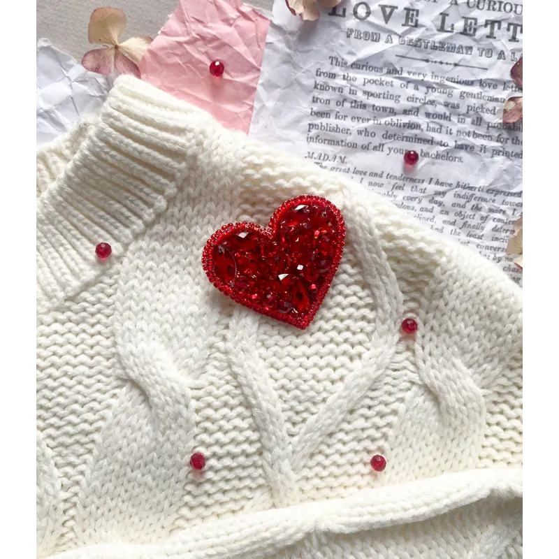 Decoration "Little heart" 5.3x4.7 cm AAD-245