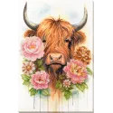 Pagrindinis karoliukų siuvinėjimo rinkinys "Highland Belle" 26x39 cm AAB-965