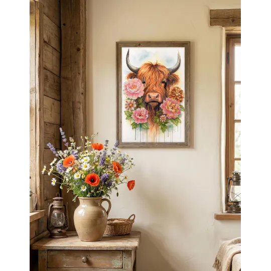 Hauptperlenstick-Set "Highland Belle" 26x39 cm AAB-965