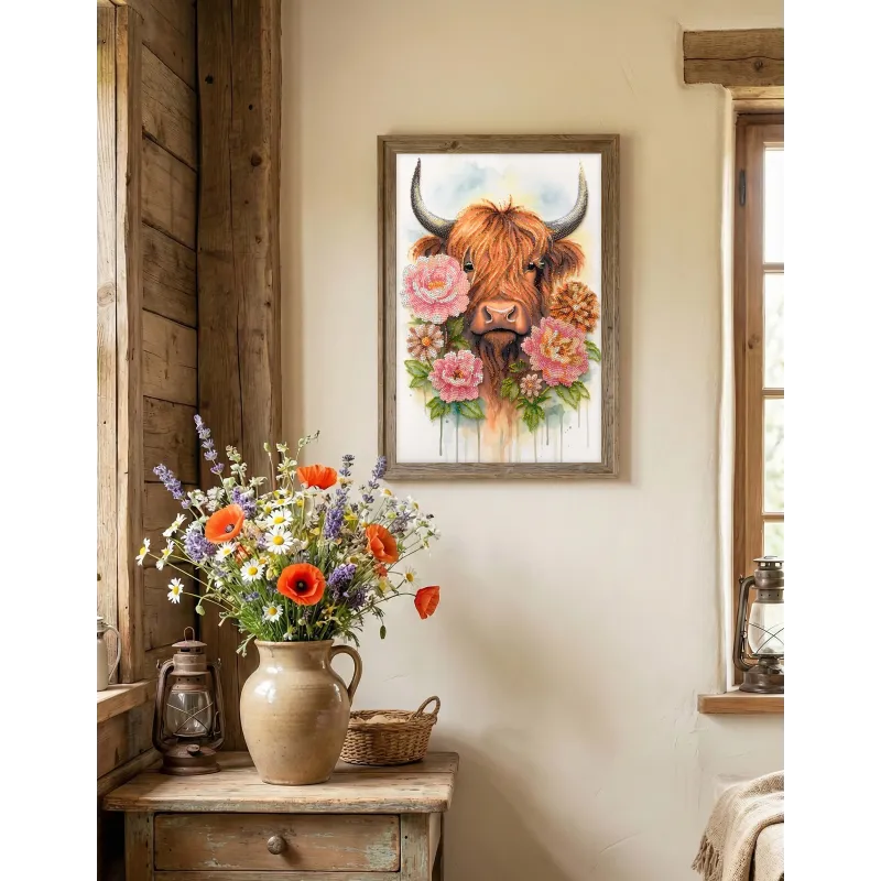 Hauptperlenstick-Set "Highland Belle" 26x39 cm AAB-965