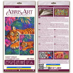 Haupt-Perlenstickerei-Kit "Sweet dream" 26x39 cm AAB-964