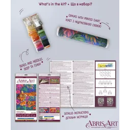 Haupt-Perlenstickerei-Kit "Sweet dream" 26x39 cm AAB-964