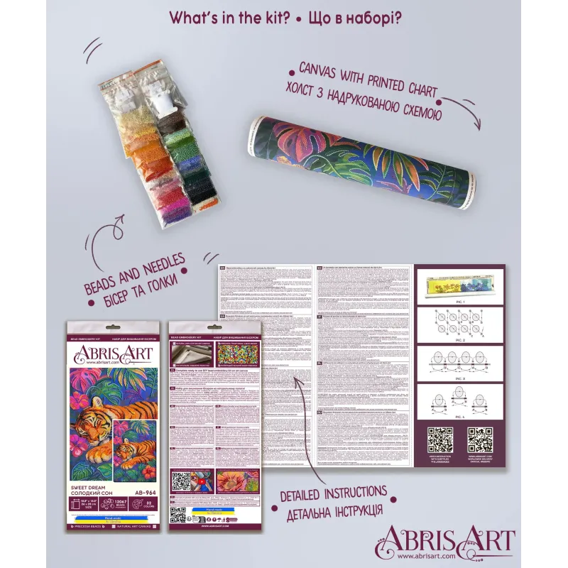 Main Bead Embroidery Kit -Sweet dream AAB-964