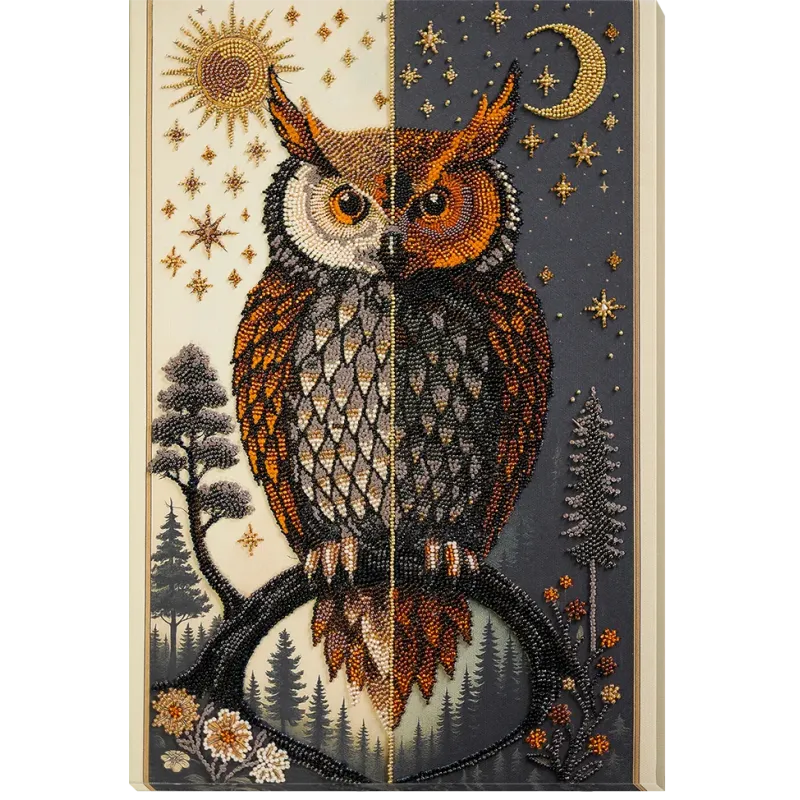 Hauptperlenstickerei-Set "Der Meister der Reinkarnationen" 26x40 cm (Deco Szenen) AAB-960