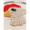 Kit de tapis au point de croix "Hen" 13.5×12.5 cm SVK-006