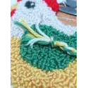 Punch-needle rug kit "Hen" 13.5×12.5 cm SVK-006