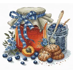 Набор для вышивания крестиком "Домашние лакомства" 20.64 x 17.46 cm AVA-P150