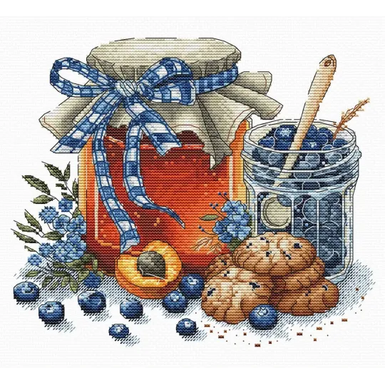 Набор для вышивания крестиком "Домашние лакомства" 20.64 x 17.46 cm AVA-P150