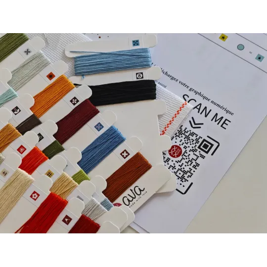 Kreuzstich-Set "Hausgemachte Köstlichkeiten" 20.64 x 17.46 cm AVA-P150