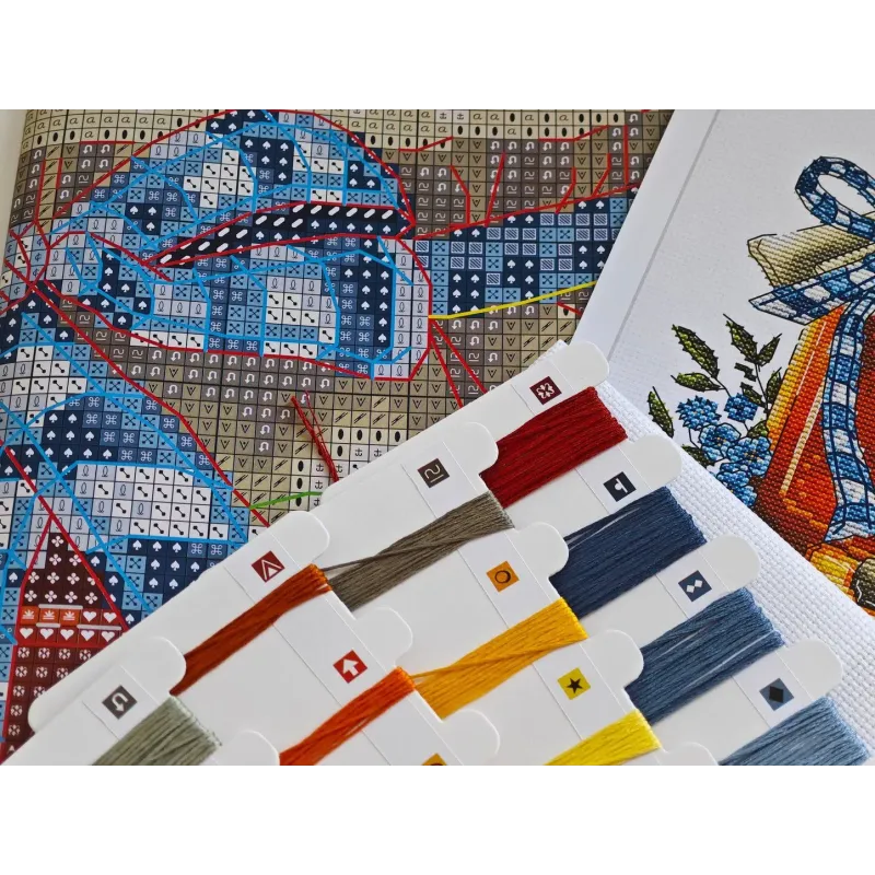 Набор для вышивания крестиком "Домашние лакомства" 20.64 x 17.46 cm AVA-P150