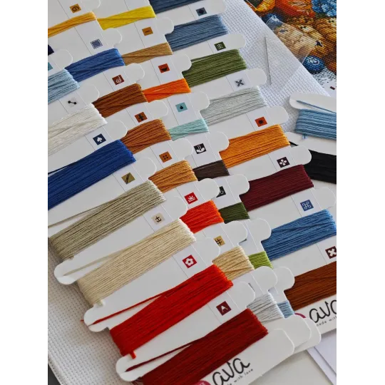 Kryžiaus dygsnio rinkinys "Naminiai skanėstai" 20.64 x 17.46 cm AVA-P150