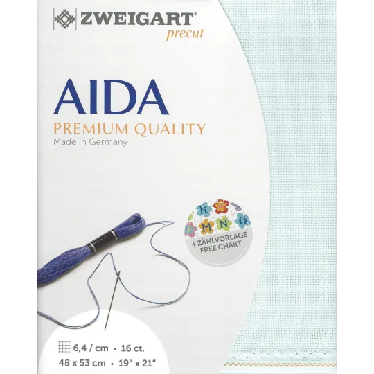 Vorgeschnittene Aida 16 ct 48x53 cm 32515504853