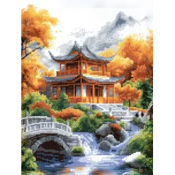 Diamond Painting kit with subframe "Serenity" 30x40 cm VA870
