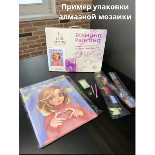 (Снят с производства) Набор для алмазной вышивки с подрамником "Вид на море" 30x40 см VA867