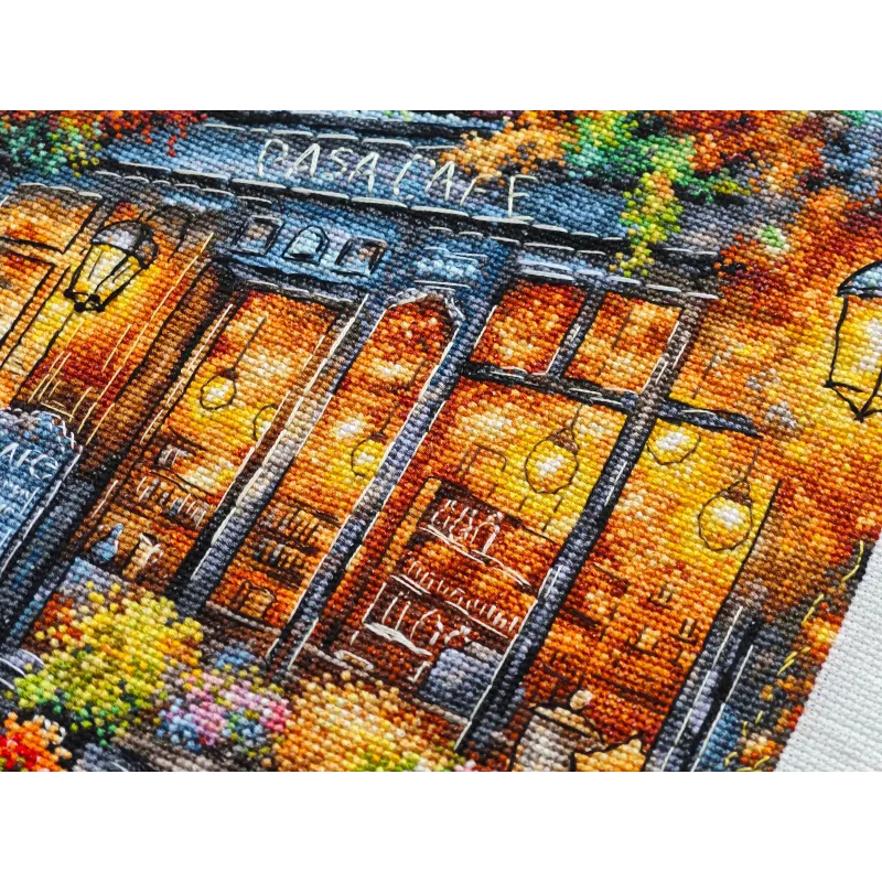 Coffee in Autumn - Cross Stitch Kit AVA-P051