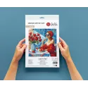 Dame en rouge - Kit de point de croix AVA-P134